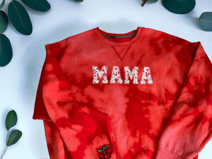 MAMA cherry crewneck